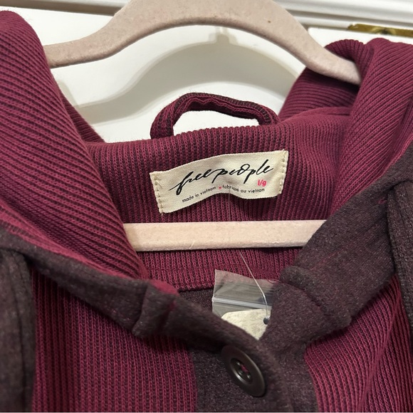 NWT Free People Tomorrows Long Hoodie Sweatshirt Cardigan - Picture 3 of 4